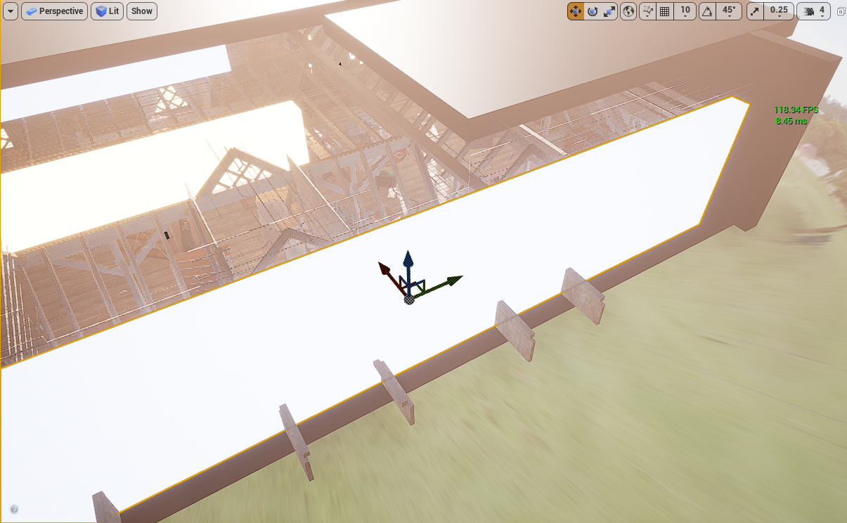Interior lit by emissive surfaces contributing to DDGI Interior lit by emissive surfaces contributing to DDGI